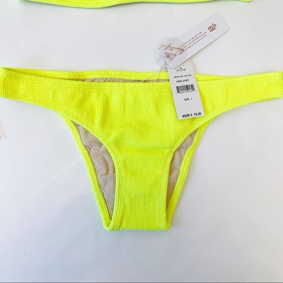 PilyQ Pineapple Reef Bikini Set size Large - Picture 3 of 12